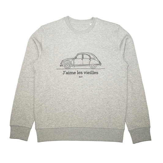 SWEAT "J'aime les vieilles" 2CV